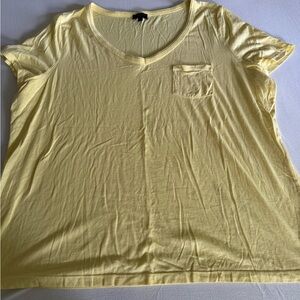 Talbots Yellow Relaxed Fitted T-Shirt